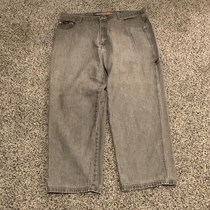 Vibe Relaxed Fit Gray Jeans for Men